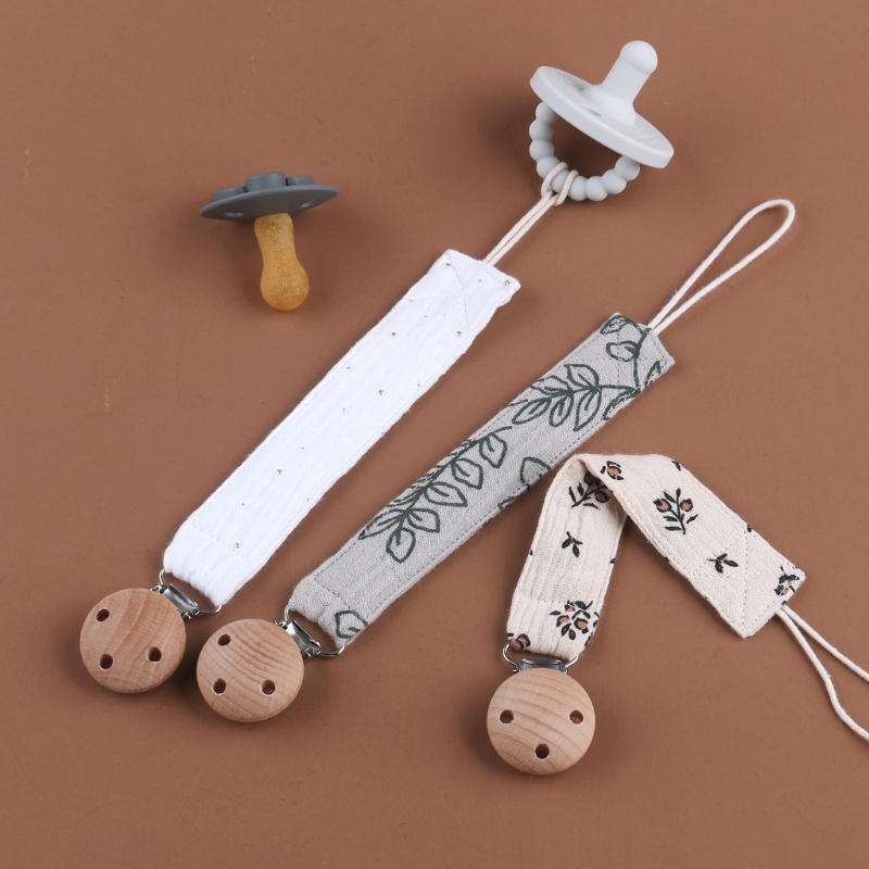 Baby Products Essentials - Attache-sucette en tissu de coton pour